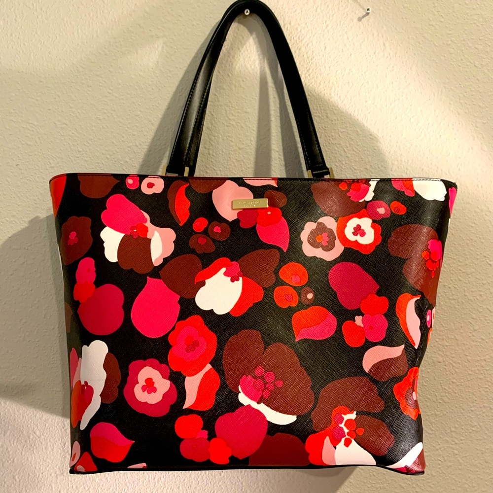 Kate Spade Juno Grant Street Floral Vinyl Satchel